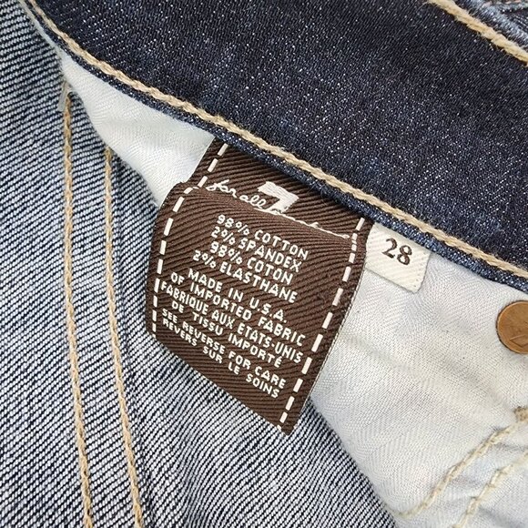 7 For All Mankind Roxanne Skinny Jeans Women's Size 28 - WAIST HAS BEEN ALTERED - Picture 8 of 11